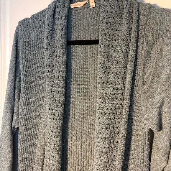 Soft Surroundings Shawl Collar Women's Cardigan - Picture 3 of 8